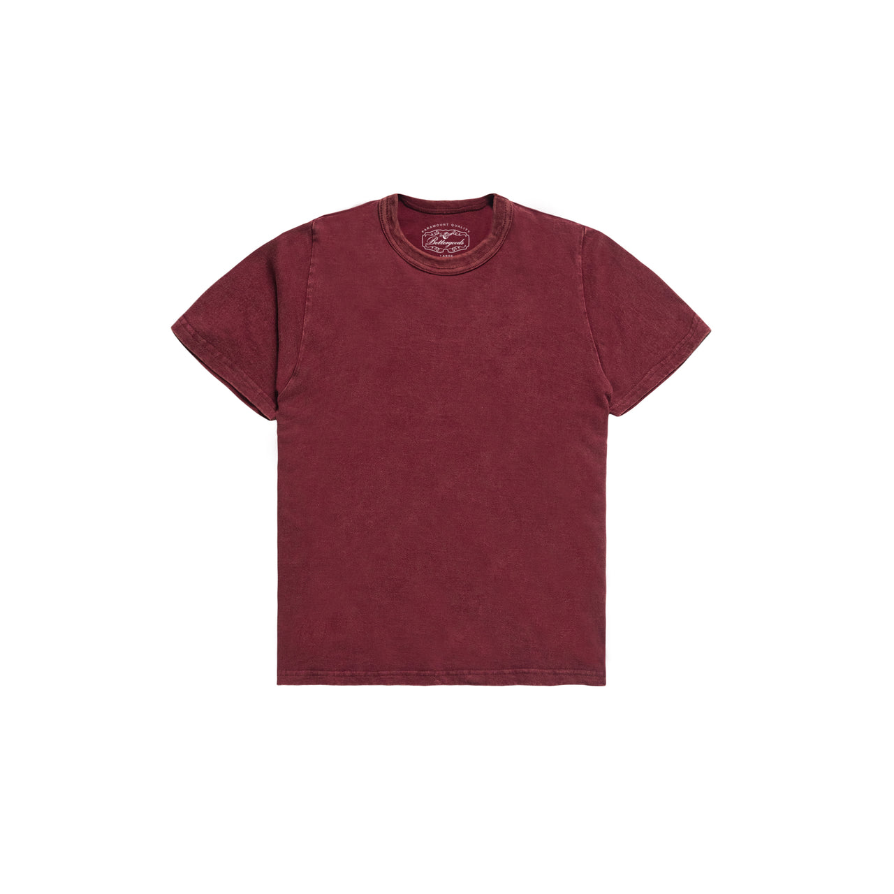 Basic Fitted Wash Tee Women Red