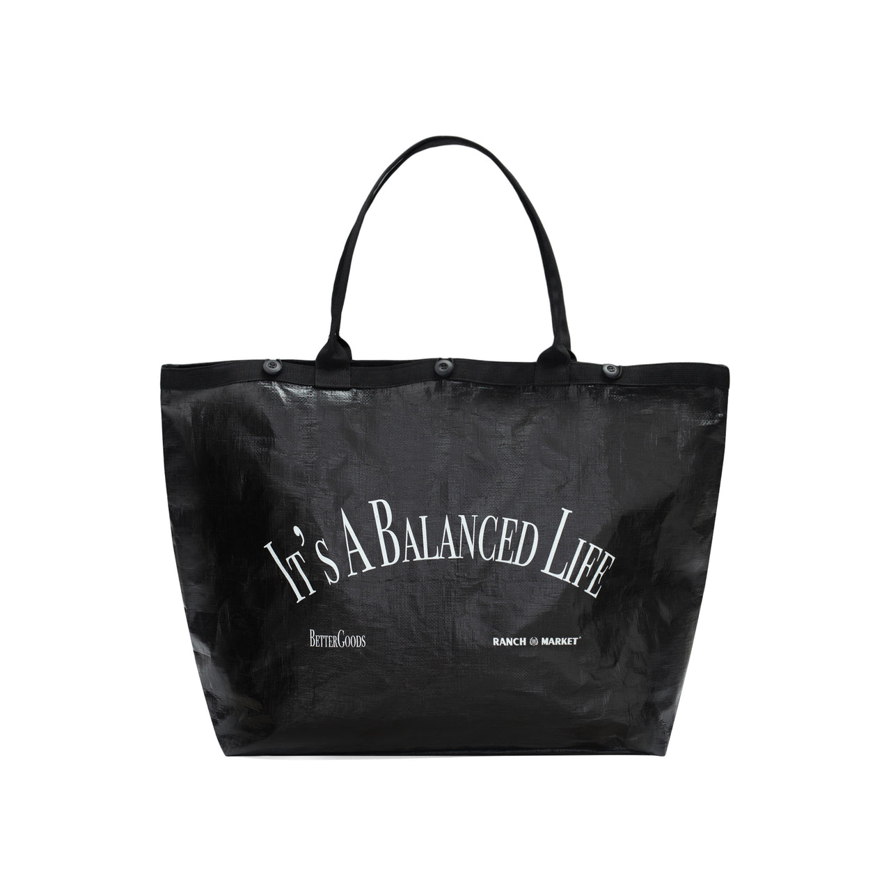 Balanced Life Tote Bag Black