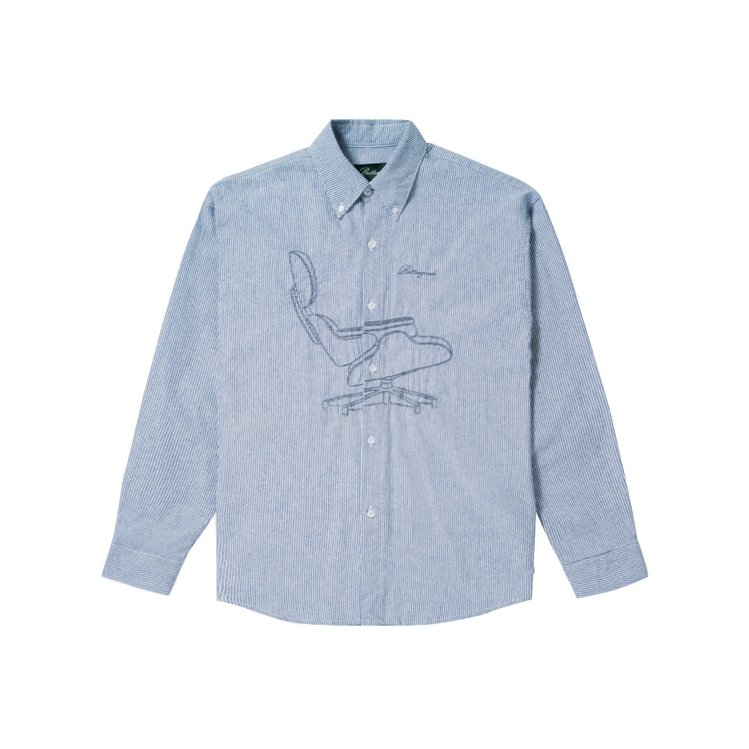 Chair Stripe Shirt Blue