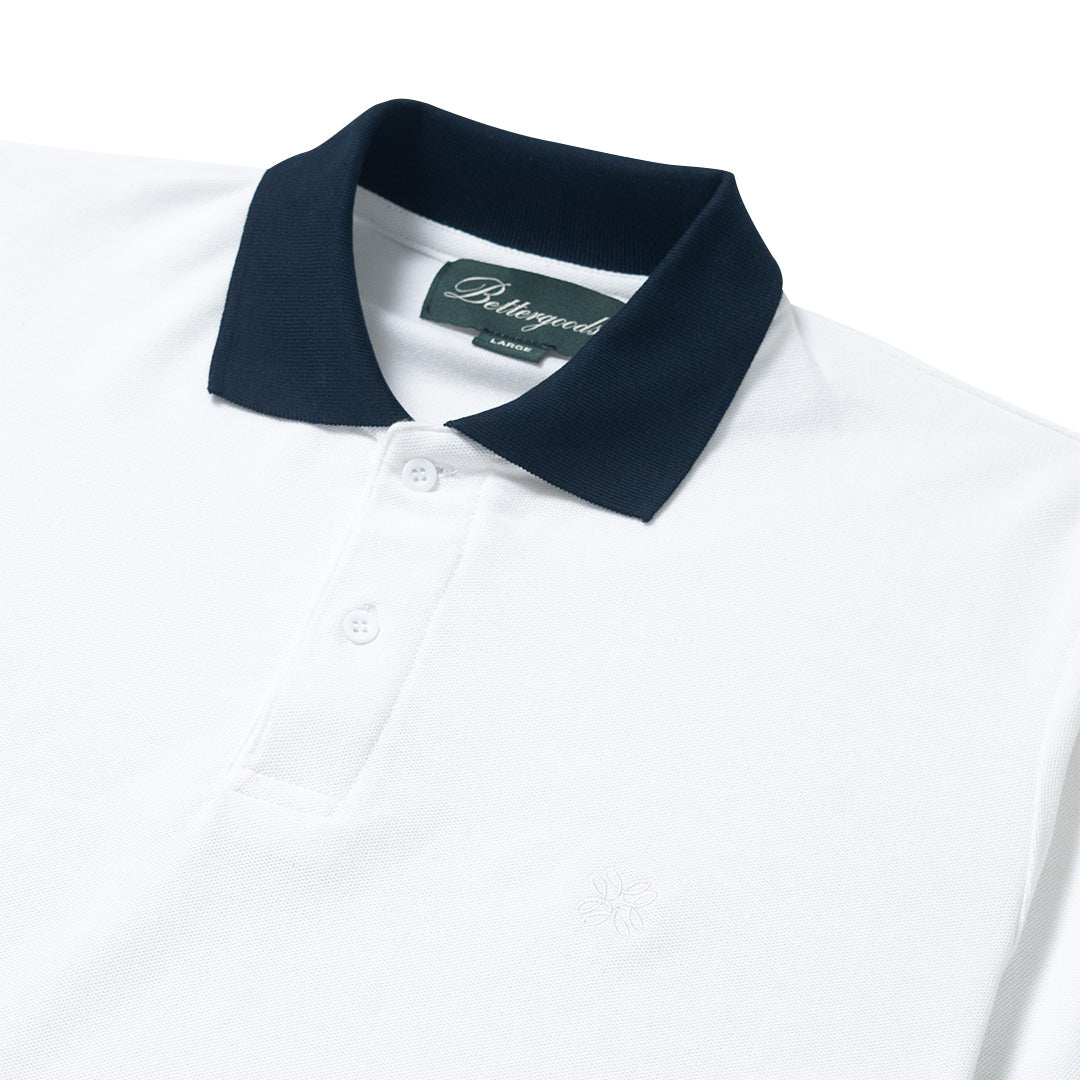 Basic Sphere Polo White