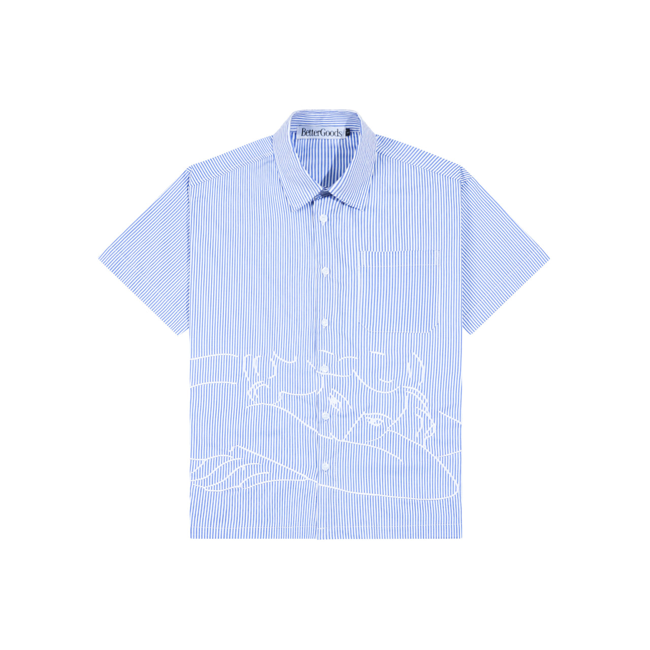 Better Goods - Lay Oxford Short Sleeve Shirt Blue