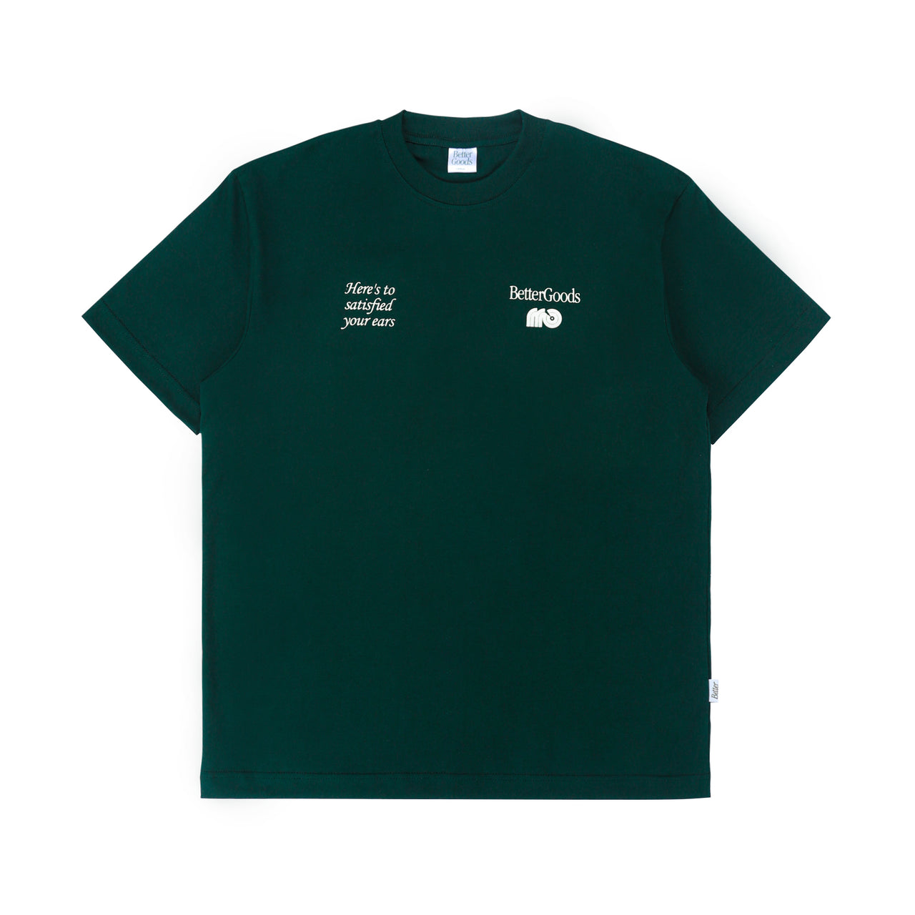 Satisfied Tee Forest Green
