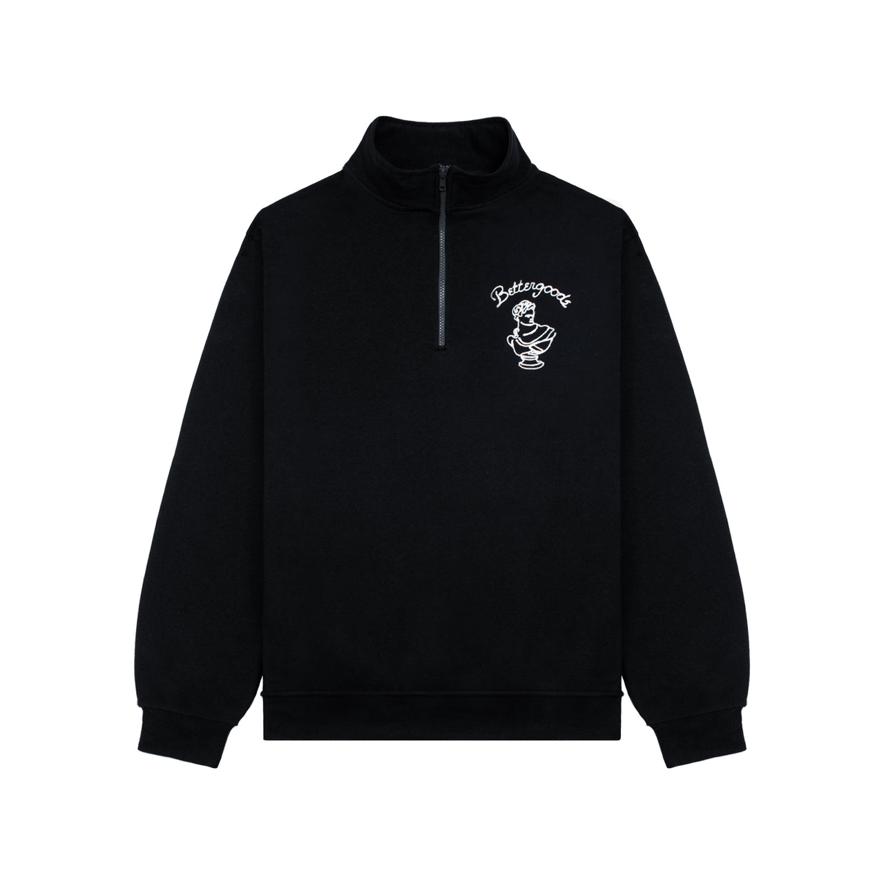 Statue Quarter Zip Black