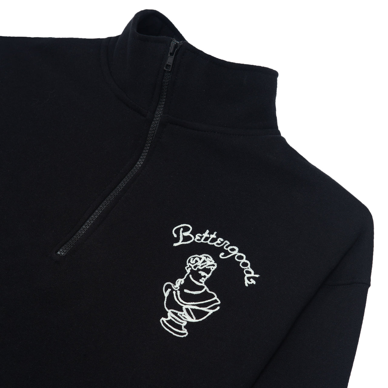 Statue Quarter Zip Black