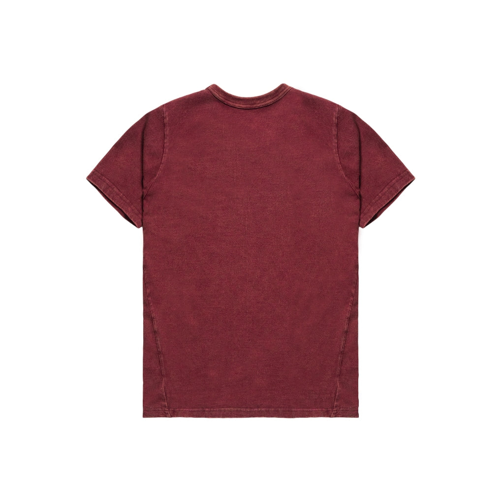 Set Basic Fitted Wash Tee Red